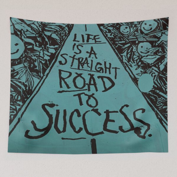 Item preview, life is a straight road to success Motivational designed and sold by mwagie.
