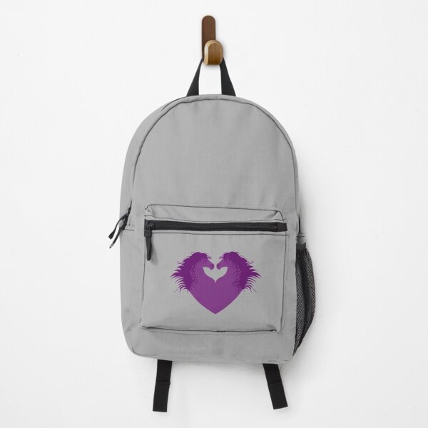Item preview, two purple horse, cute design. designed and sold by Design Universe.