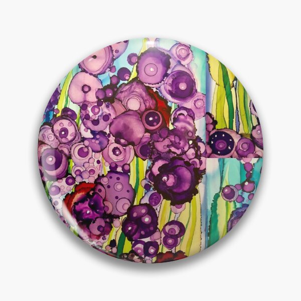 Item preview, Violet Bubble Blooms designed and sold by Marla Kurzec.