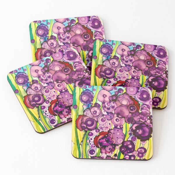 Item preview, Violet Bubble Blooms designed and sold by Marla Kurzec.