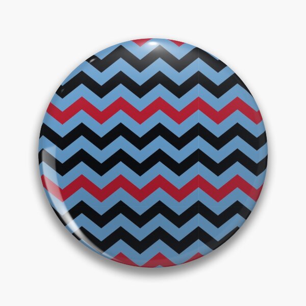 Item preview, Light Blue Red and Black Chevron Zigzag Pattern designed and sold by SqueakyRicardo.