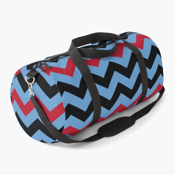 Item preview, Light Blue Red and Black Chevron Zigzag Pattern designed and sold by SqueakyRicardo.