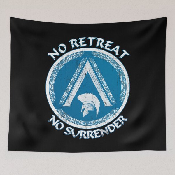 Item preview, Sparta Symbol No Retreat No Surrender designed and sold by NicGrayGraphic.