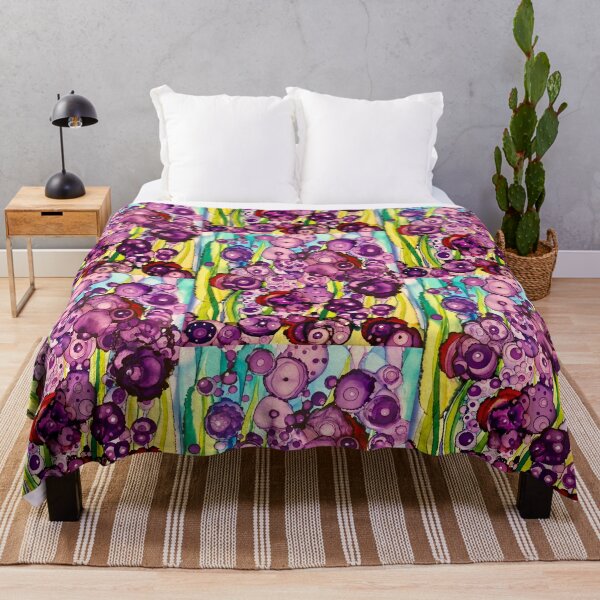 Item preview, Violet Bubble Blooms designed and sold by Marla Kurzec.