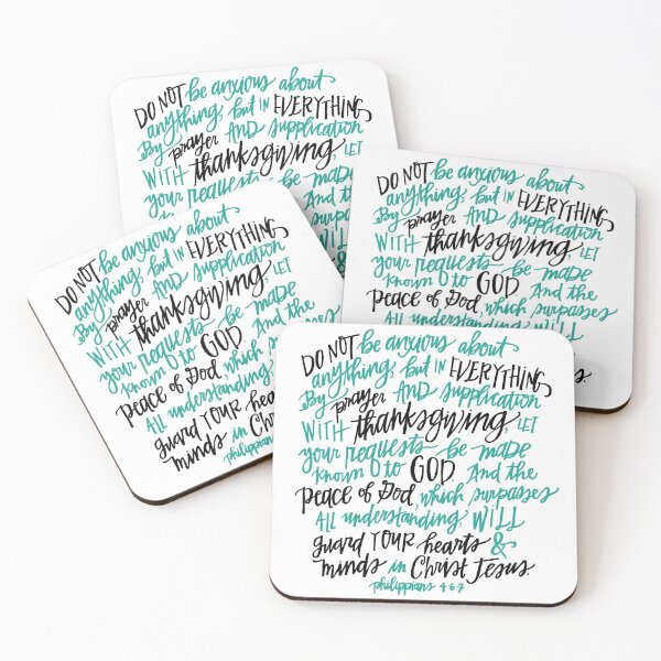 Item preview, Philippians 4:6-7 designed and sold by piperdooley.