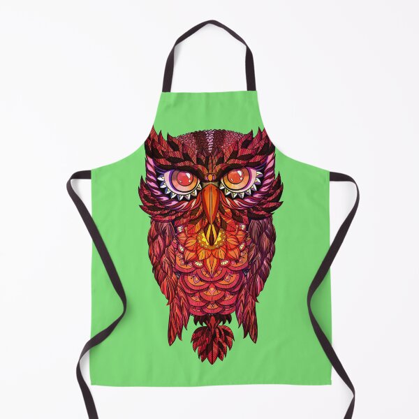 Item preview, Mandala Fire Owl designed and sold by Rusembell.