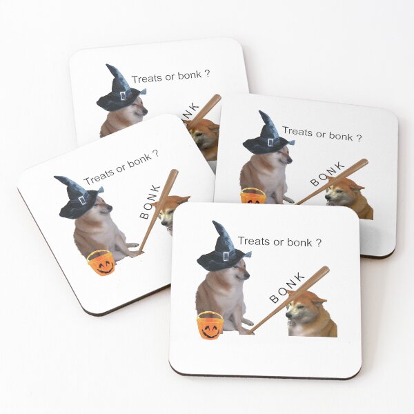 Item preview, Treats or BONK ? designed and sold by Tropiconcombre.