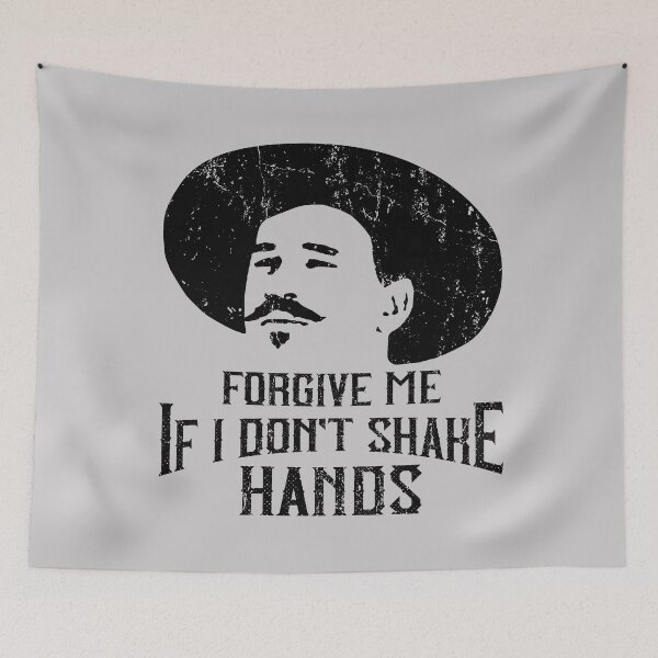 Item preview, Forgive Me If I Dont Shake Hands designed and sold by Alema Art.