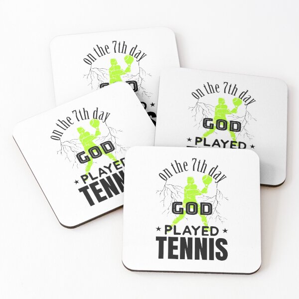 Item preview, tennis saying - tennis god designed and sold by pirminio.
