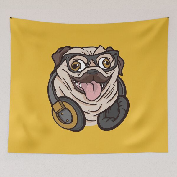 Item preview, DJ Puggy designed and sold by girlsgetgadgets.
