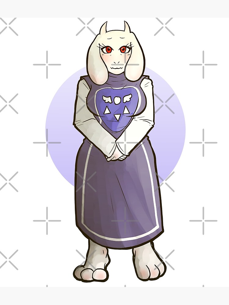 Undertale Birthday Invitations Toriel Digital Download 5x7 