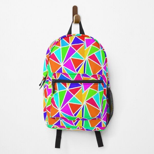 Item preview, bright colorful triangle kaleidoscope design designed and sold by taylor-lang.