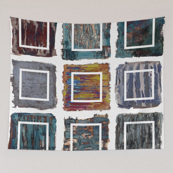 Item preview, Extractions assembed - oil paintings patchwork designed and sold by Paul Davenport.
