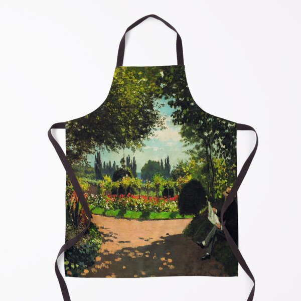Item preview, Adolphe Monet Reading in the Garden-Claude Monet designed and sold by LexBauer.