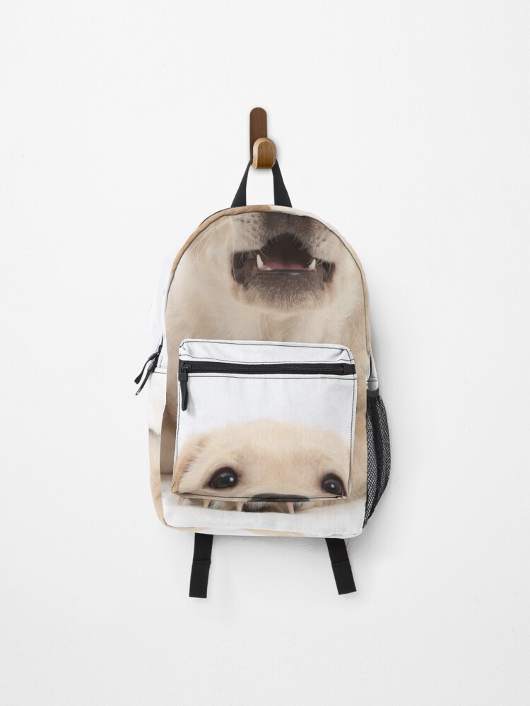 Thumbnail 1 of 3, Backpack, Yellow Labrador Retriever Puppy designed and sold by ScienceSource.
