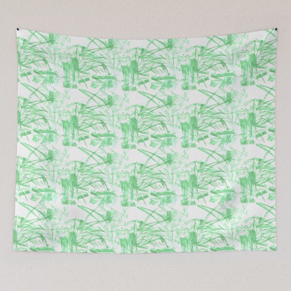 Item preview, Green leaf pattern  designed and sold by A. Love.