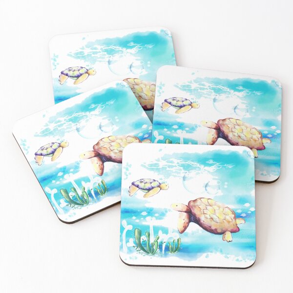 Item preview, turtles in the sea designed and sold by SherriMans.