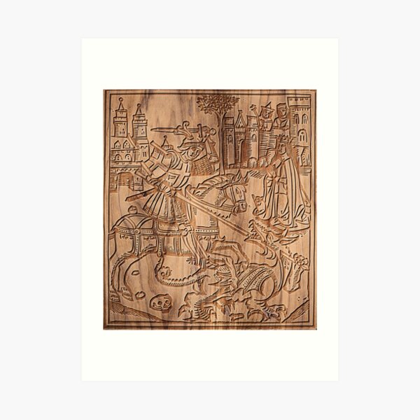 St George - Patron Saint of England Art Print
