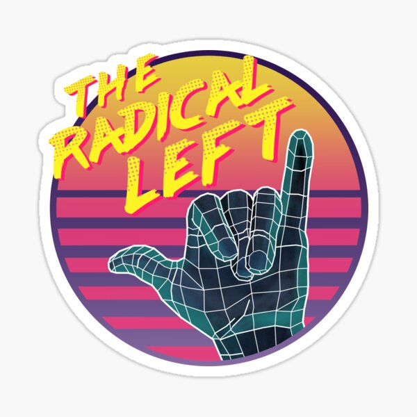 Vista previa del artículo con la obra «La izquierda radical», diseñado y vendido por PrinceDelight.