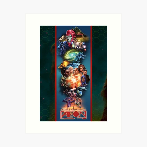 Item preview, Trinity Continuum: Æon Cover Art designed and sold by Onyx Path Publishing Merch Store.