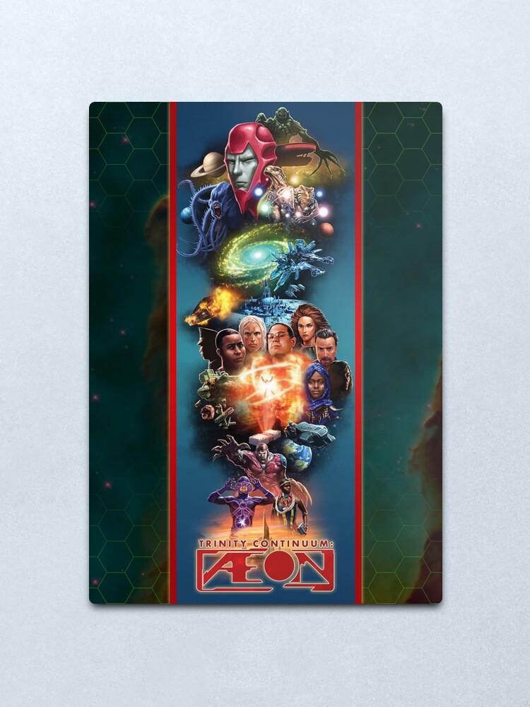 Alternate view of Trinity Continuum: Æon Cover Art Metal Print