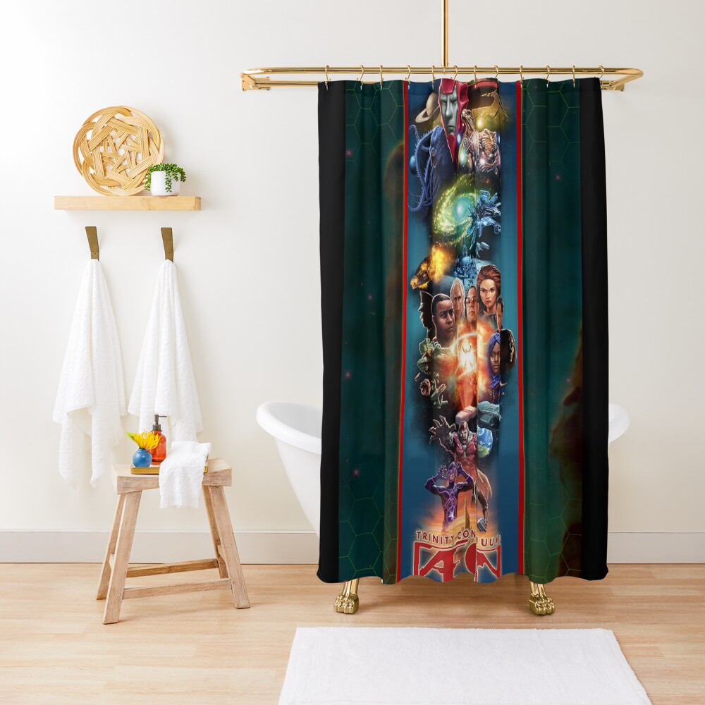 Item preview, Shower Curtain designed and sold by TheOnyxPath.