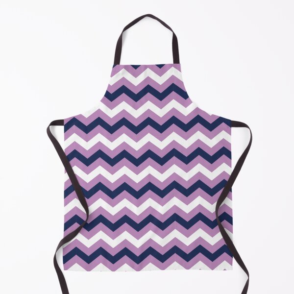 Item preview, Navy Blue, Lavender and White Chevron Zigzag Pattern designed and sold by SqueakyRicardo.