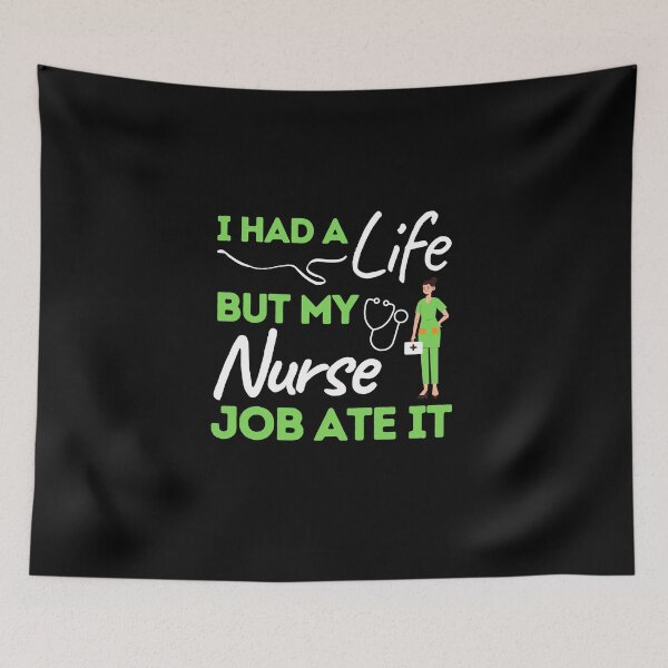 Item preview, I Had A Life But My Nurse Job Ate It designed and sold by bifkee19.