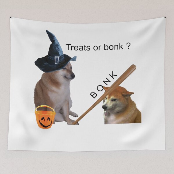 Item preview, Treats or BONK ? designed and sold by Tropiconcombre.
