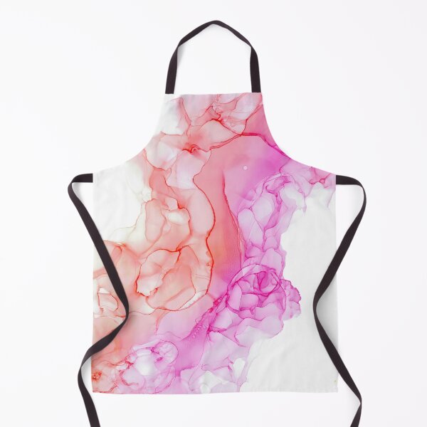Item preview, Pink and Coral Smoke Abstract: Original Alcohol Ink Painting by Herzart designed and sold by herzart.