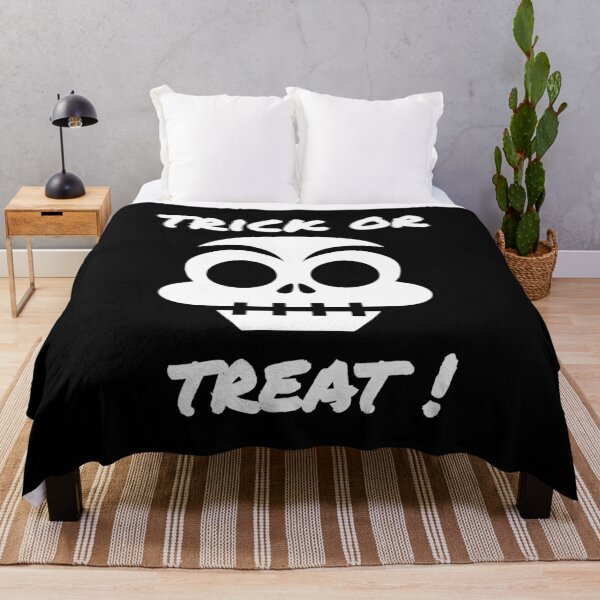 Item preview, Trick or Treat Skullface Shirt designed and sold by WordsmithNerd.