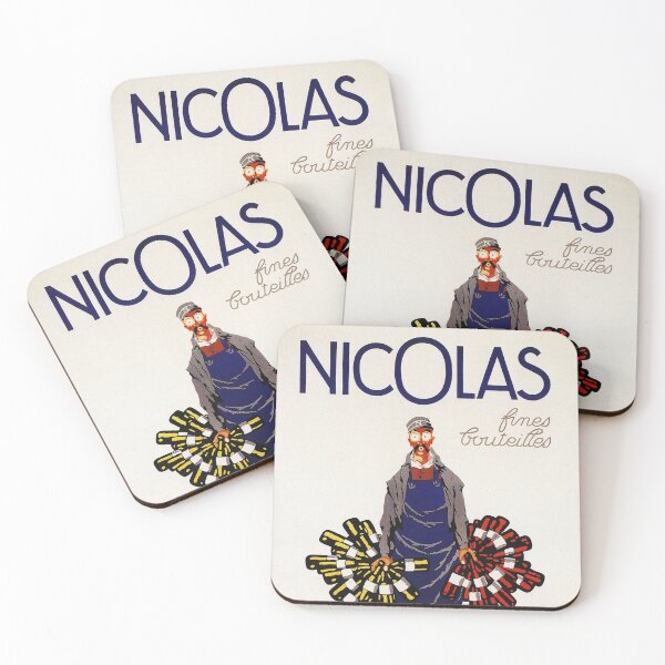 Item preview, French Vintage Poster - VINS NICOLAS designed and sold by DejaVuStudio.