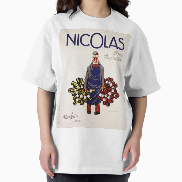 Aperçu de l'œuvre Affiche ancienne française - VINS NICOLAS créée et vendue par DejaVuStudio.