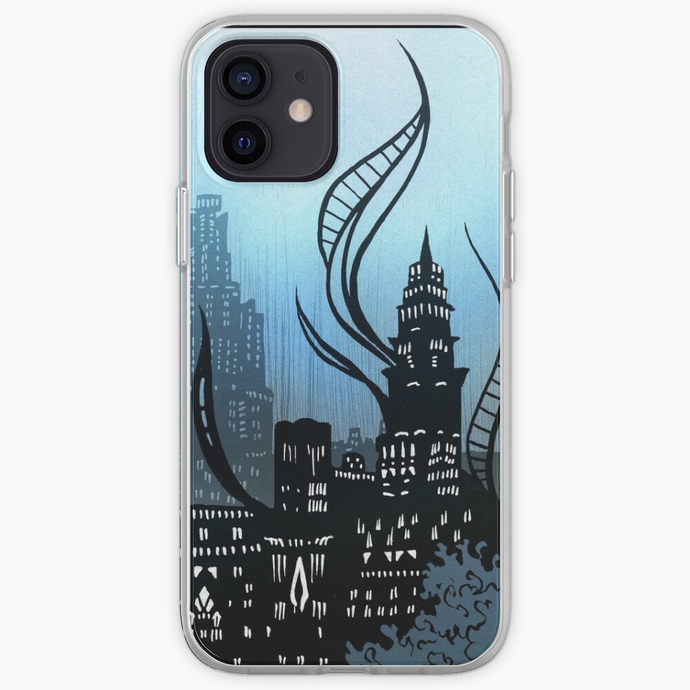 Amaurot Inktober Iphone Case Cover By Rowanclair Redbubble