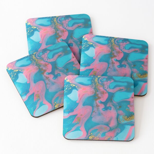 Item preview, acrylic gradient blue pink designed and sold by amagaclothing.