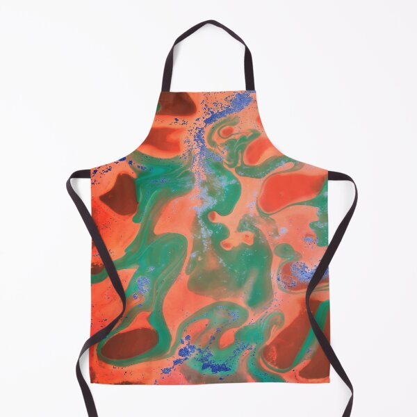 Item preview, Gradient acrylic red orange green designed and sold by amagaclothing.