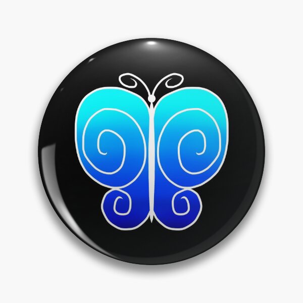 Item preview, A blue butterfly designed and sold by tusklik.