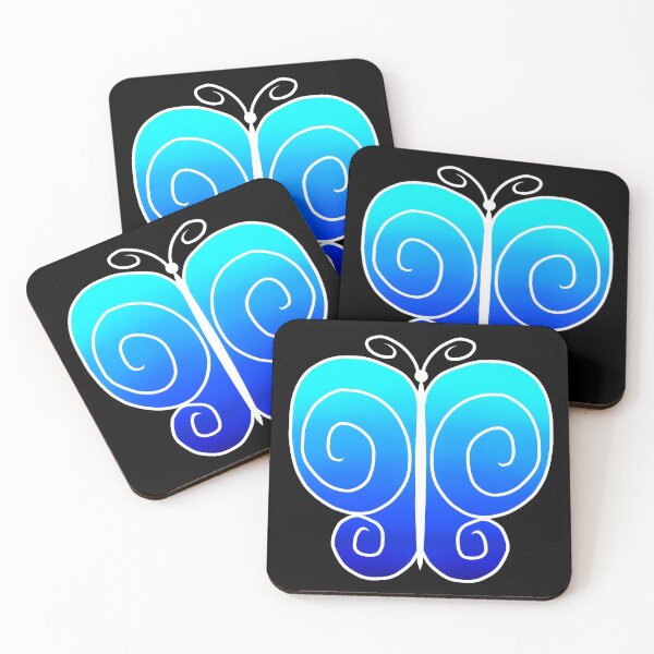 Item preview, A blue butterfly designed and sold by tusklik.