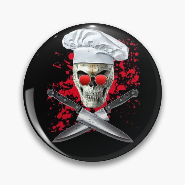 Item preview, splatter skull cook designed and sold by drizzd.