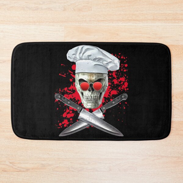 Item preview, splatter skull cook designed and sold by drizzd.
