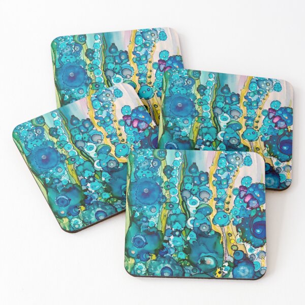 Item preview, Blue Bubble Blooms designed and sold by Marla Kurzec.