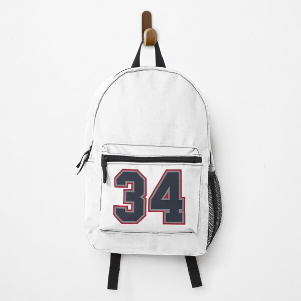Item preview, 34 Navy Grey Red Sports Number Thirty-Four designed and sold by HelloFromAja.