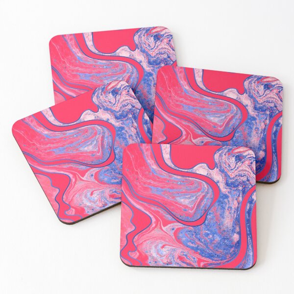 Item preview, Color flow acrylic pink crazy designed and sold by amagaclothing.