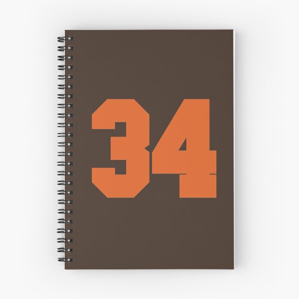 Item preview, 34 Number Cleveland Sports Thirty-Four Brown Jersey designed and sold by HelloFromAja.