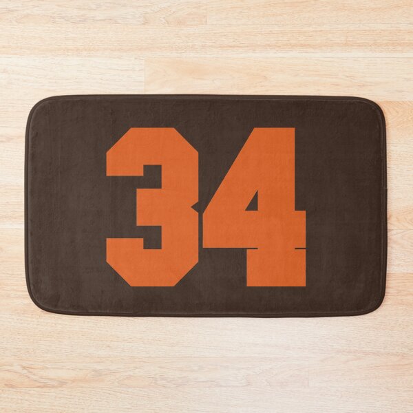 Item preview, 34 Number Cleveland Sports Thirty-Four Brown Jersey designed and sold by HelloFromAja.