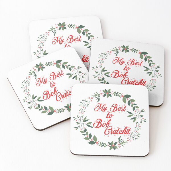 Item preview, "My Best To Bob Cratchit" Schitts Creek Christmas Quote Print designed and sold by TopTrendNow.