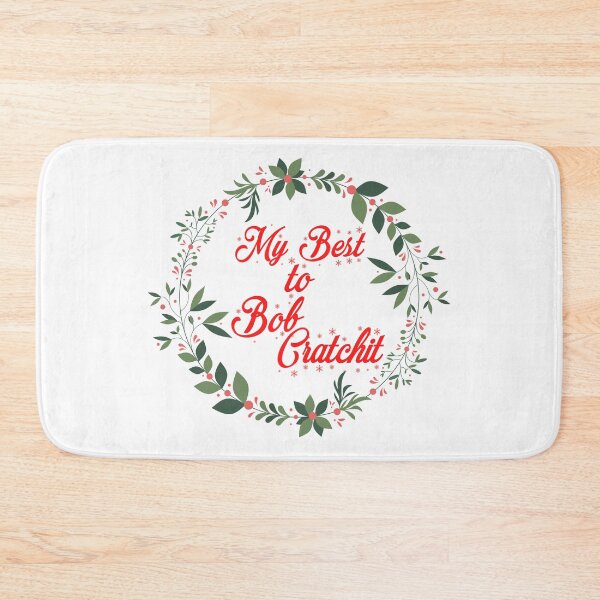 Item preview, "My Best To Bob Cratchit" Schitts Creek Christmas Quote Print designed and sold by TopTrendNow.