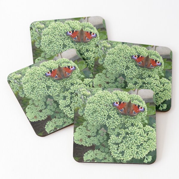 Item preview, Garden butterfly macro greens designed and sold by Naturelovexo.
