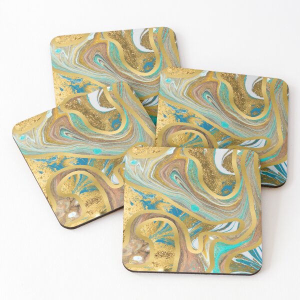 Item preview, Color flow gold brown designed and sold by amagaclothing.