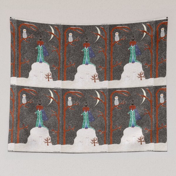 Item preview, The Snow Dachshund designed and sold by DebiCady.